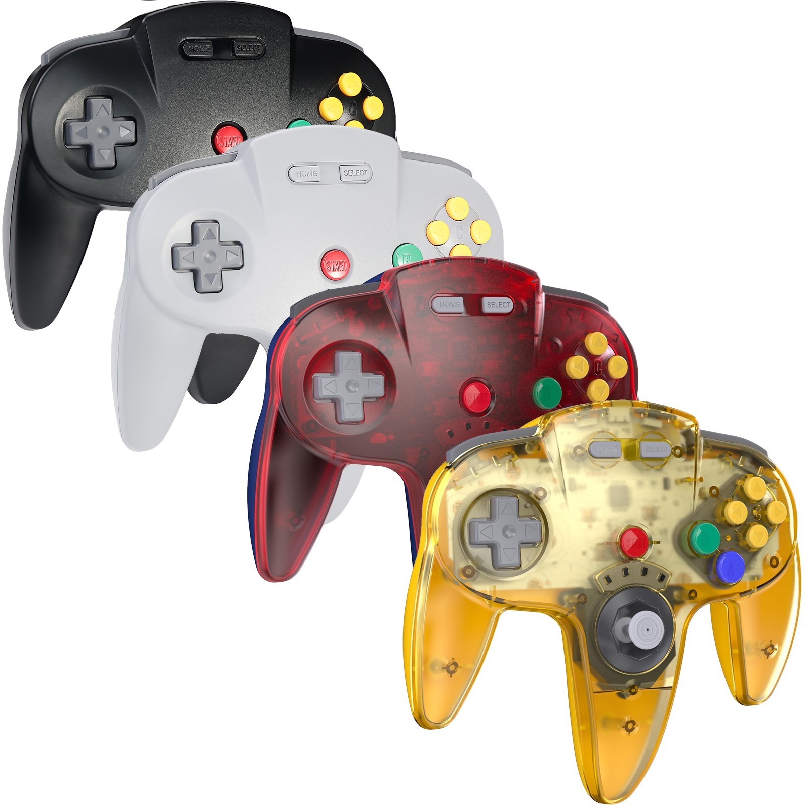 Wireless Controller Gamepad For Nintendo 64 N64 Joystick Video Game Console