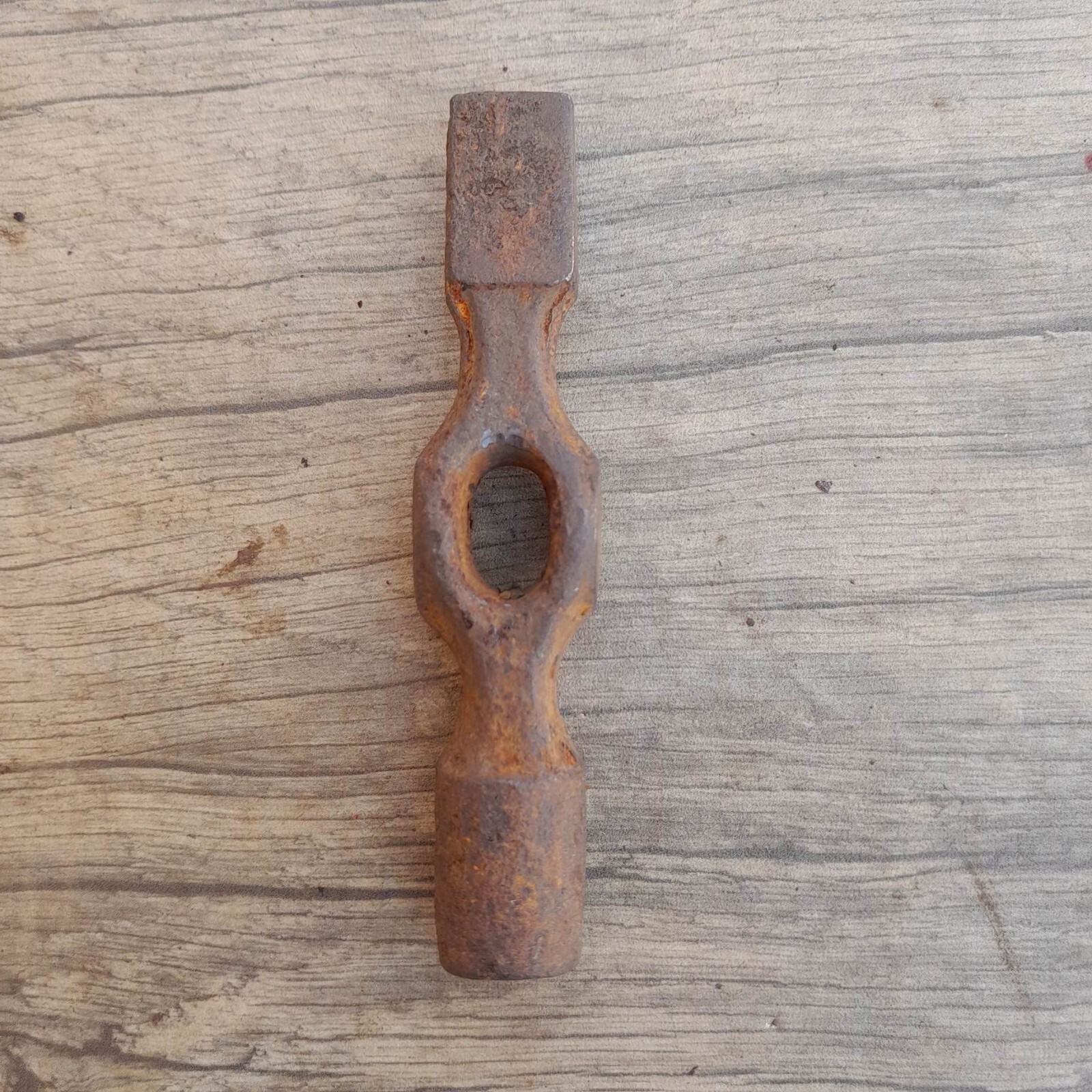 Vintage old iron woodworking carpentry blacksmith Gunsmith hammer head tool