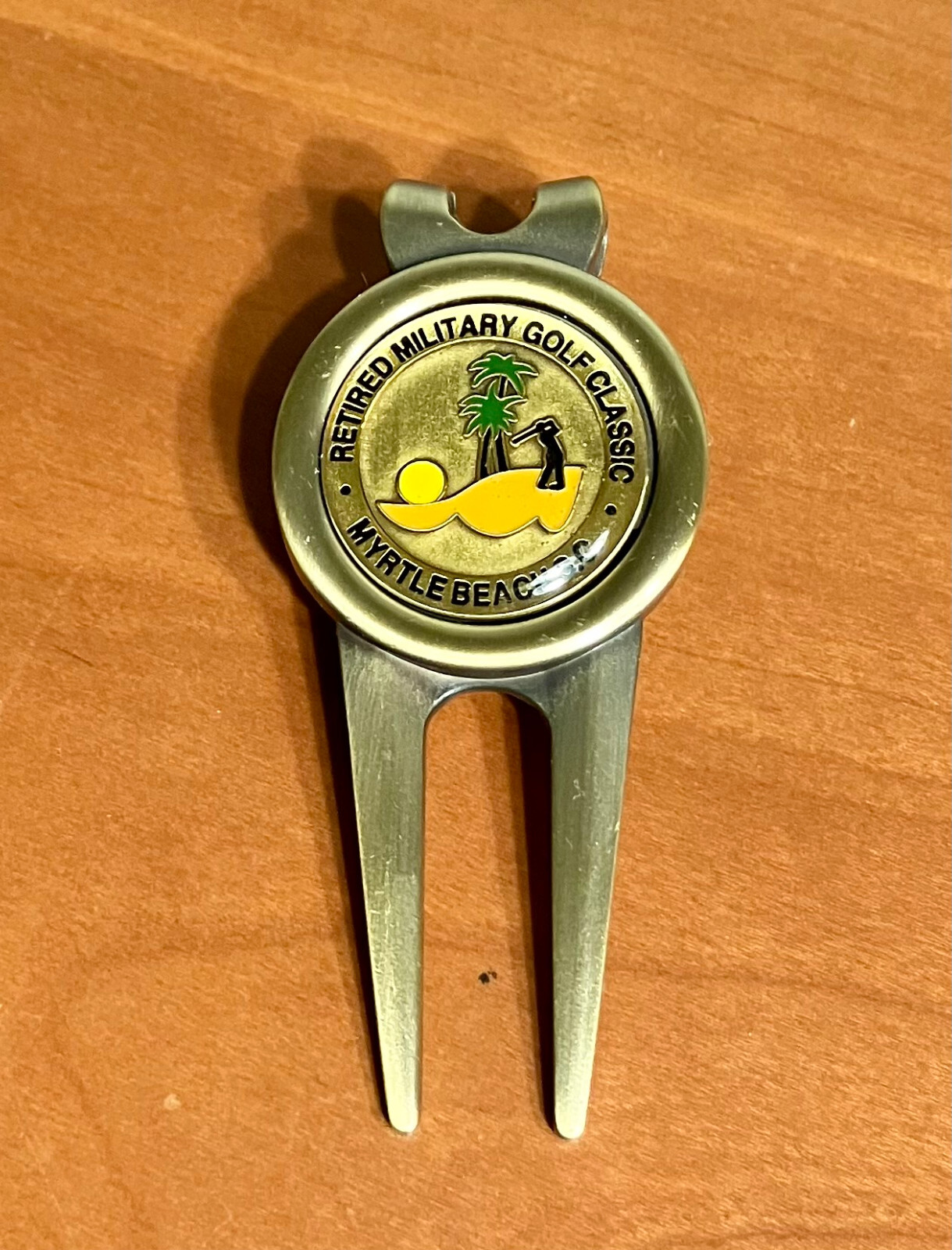 Retired Military Golf Classic (Myrtle Beach) Logo Golf Ball Mark & Divot Tool