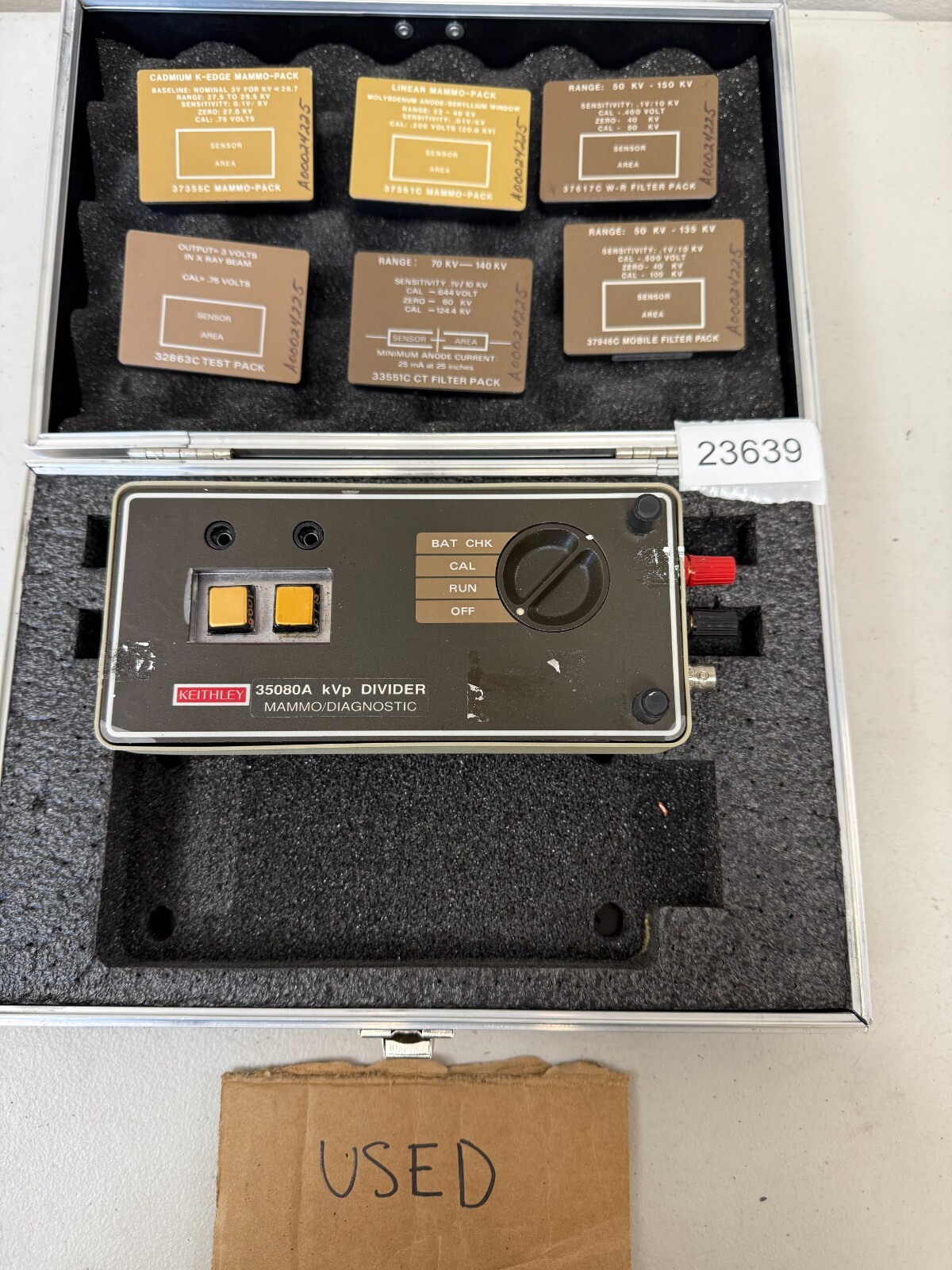 Keithley 35080A X-Ray Radiation Measurement Kit Mammo/Diagnostic