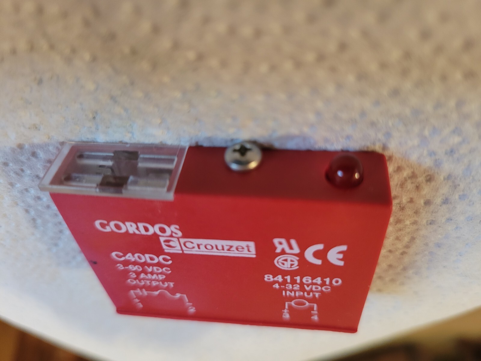Universal Instruments UIC P/N 48160001 Relay 4-32V 3A