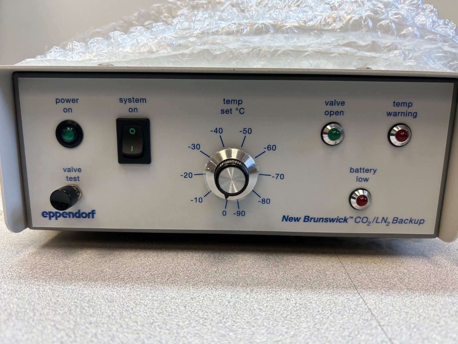 Eppendorf New Brunswick CO2 & LN2 Controller Back-Up Module System - New