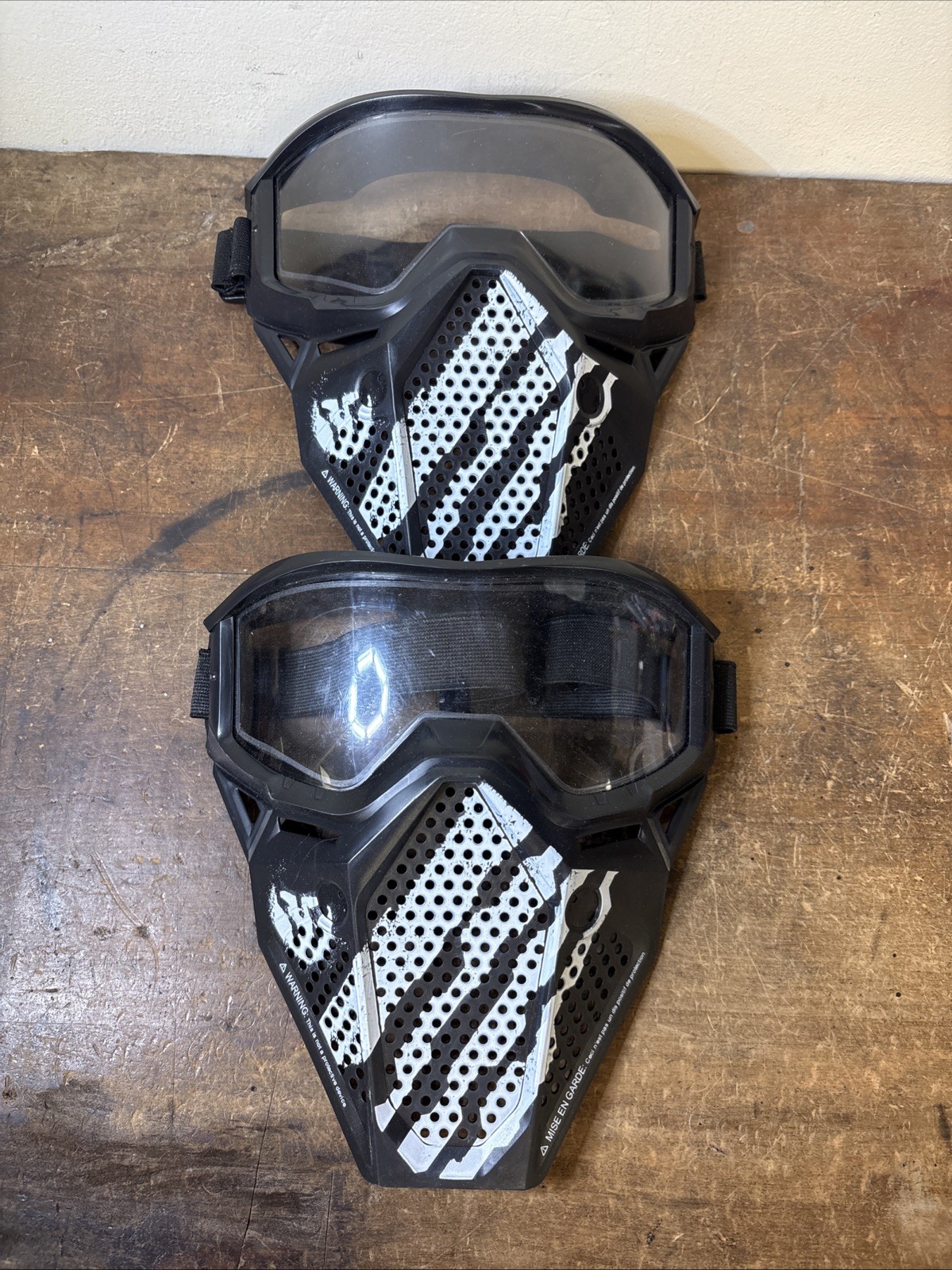 Lot of 2 Nerf Rival Phantom Corps Protective Face Masks