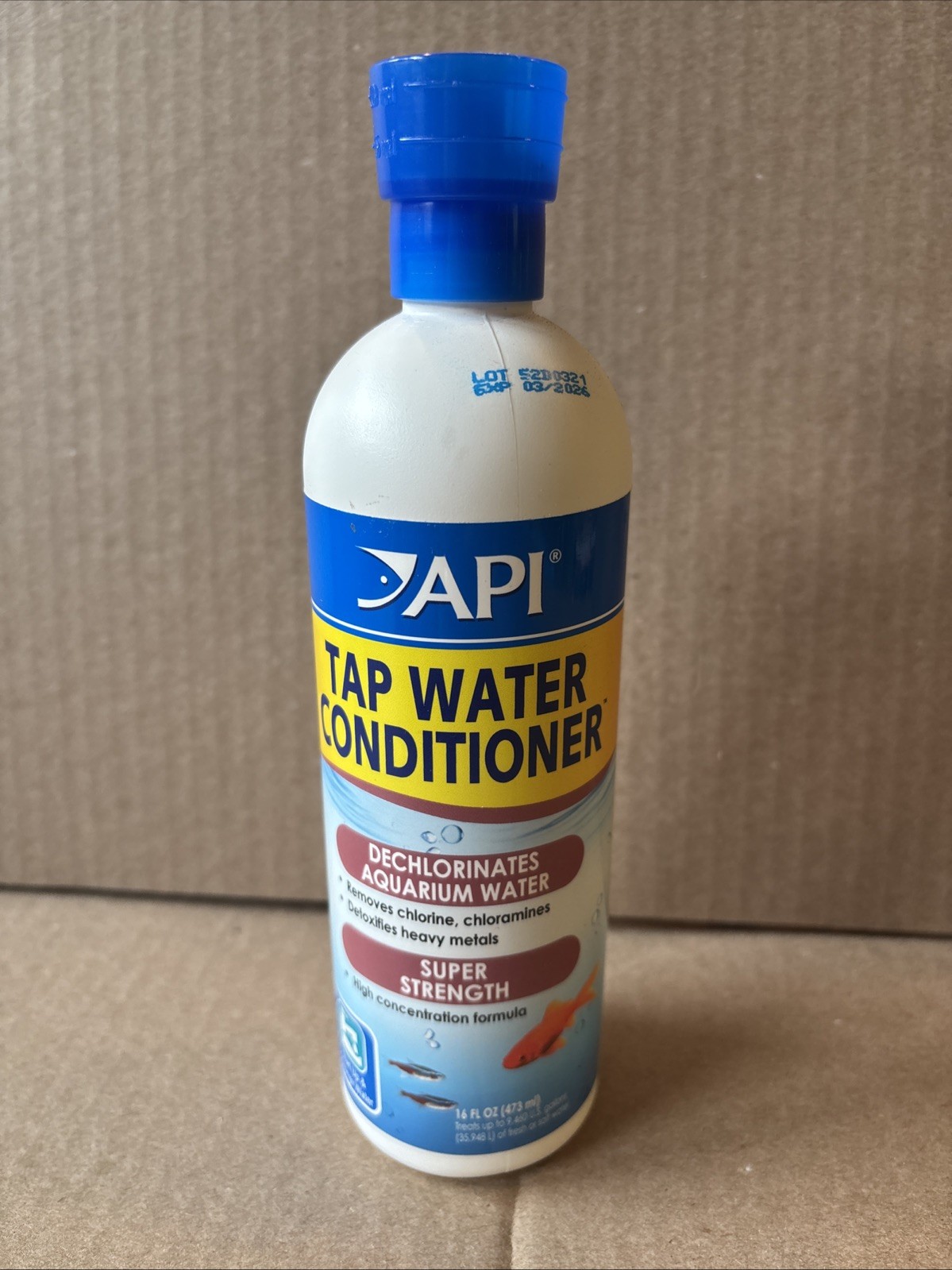 TAP Water Conditioner 16oz - Removes Chlorine & Heavy Metals for Fish Safety