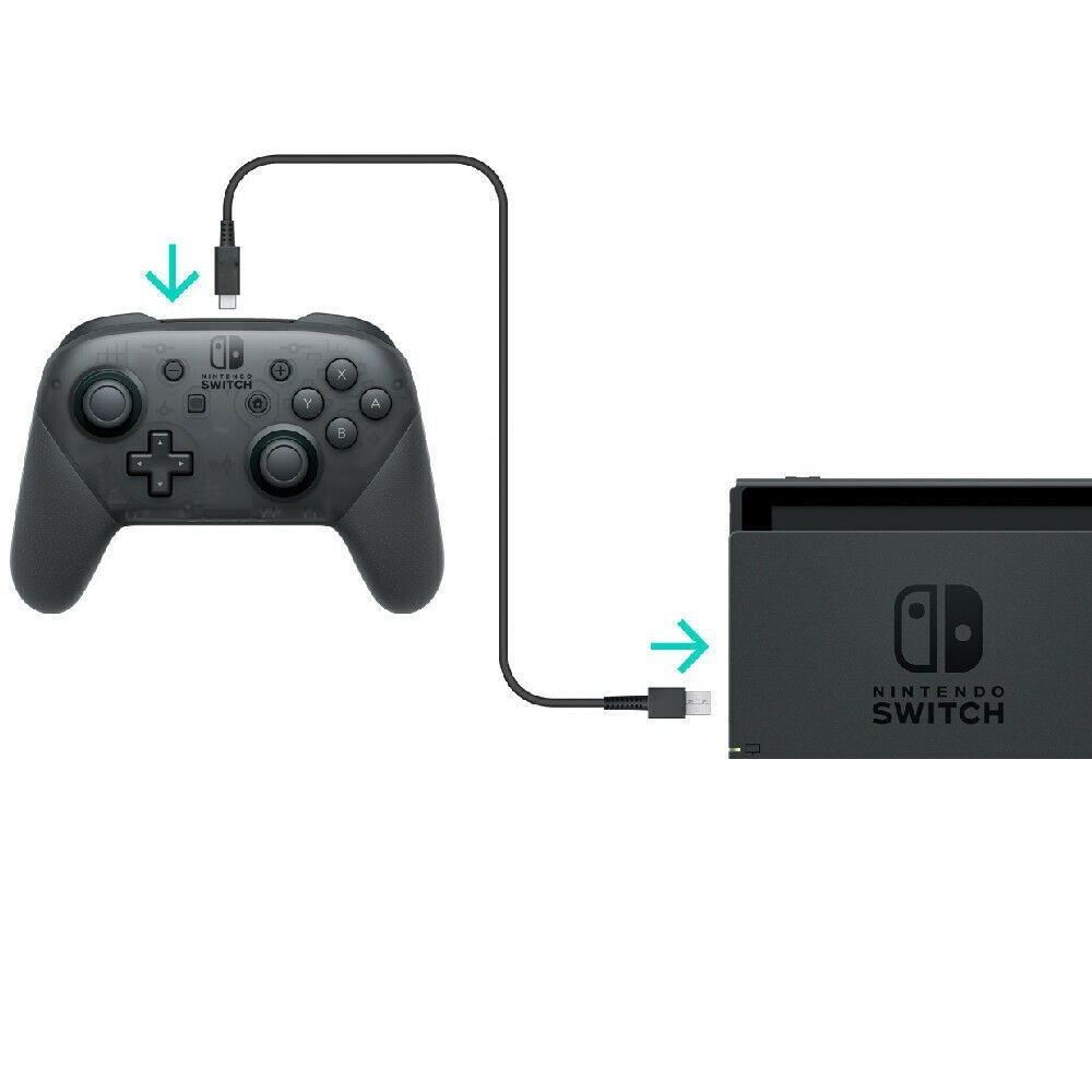 5ft Genuine OEM Original Official Nintendo Switch USB-C Charging Cord Cable