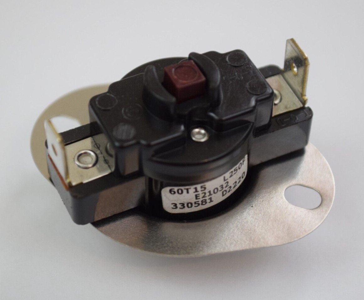 Universal Furnace Rollout Limit Switch 60T15, L250F, 330581, D2220 - T-O-D
