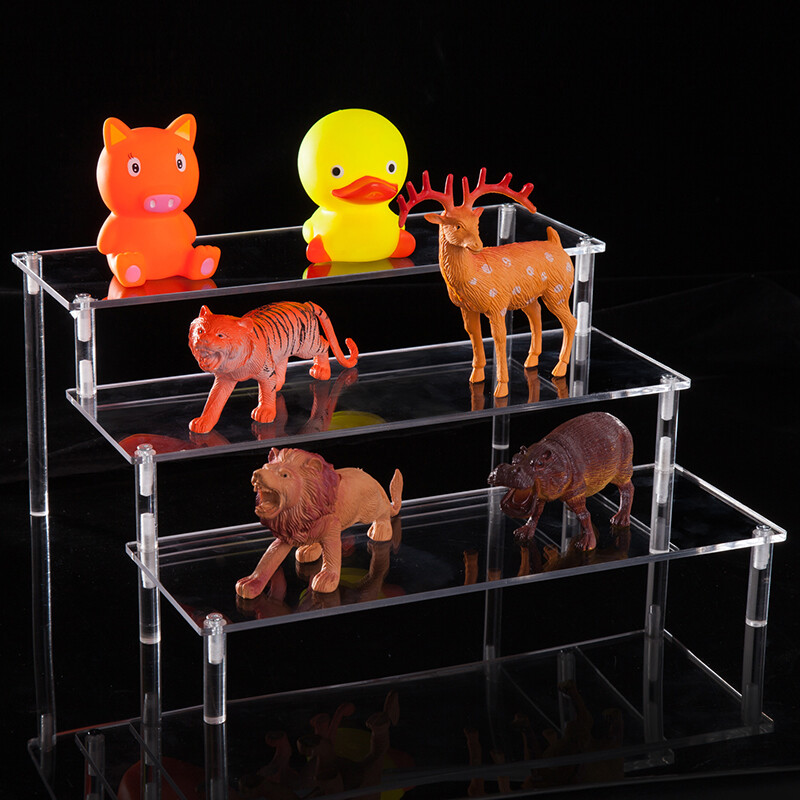 Acrylic Display Stand Toy Model Car Accessories Transparent Perspex Shelf