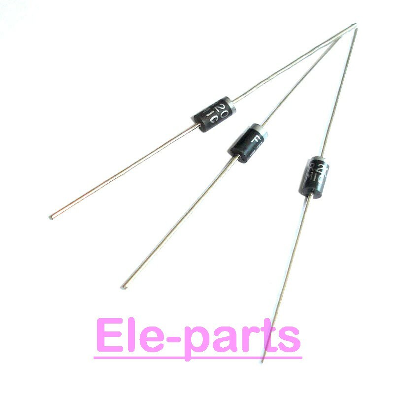 500 PCS FR207 DO-15 2.0Amp Fast Recovery Rectifier Diodes 50 to 1000 Volts Chip