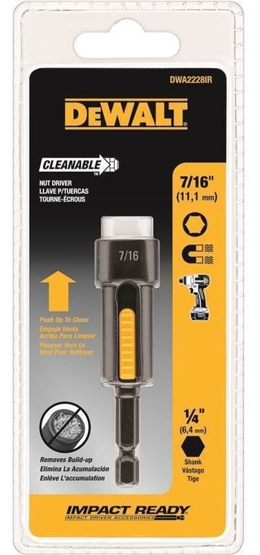 Dewalt DWA2228IR 7/16" Cleanable Nut Driver