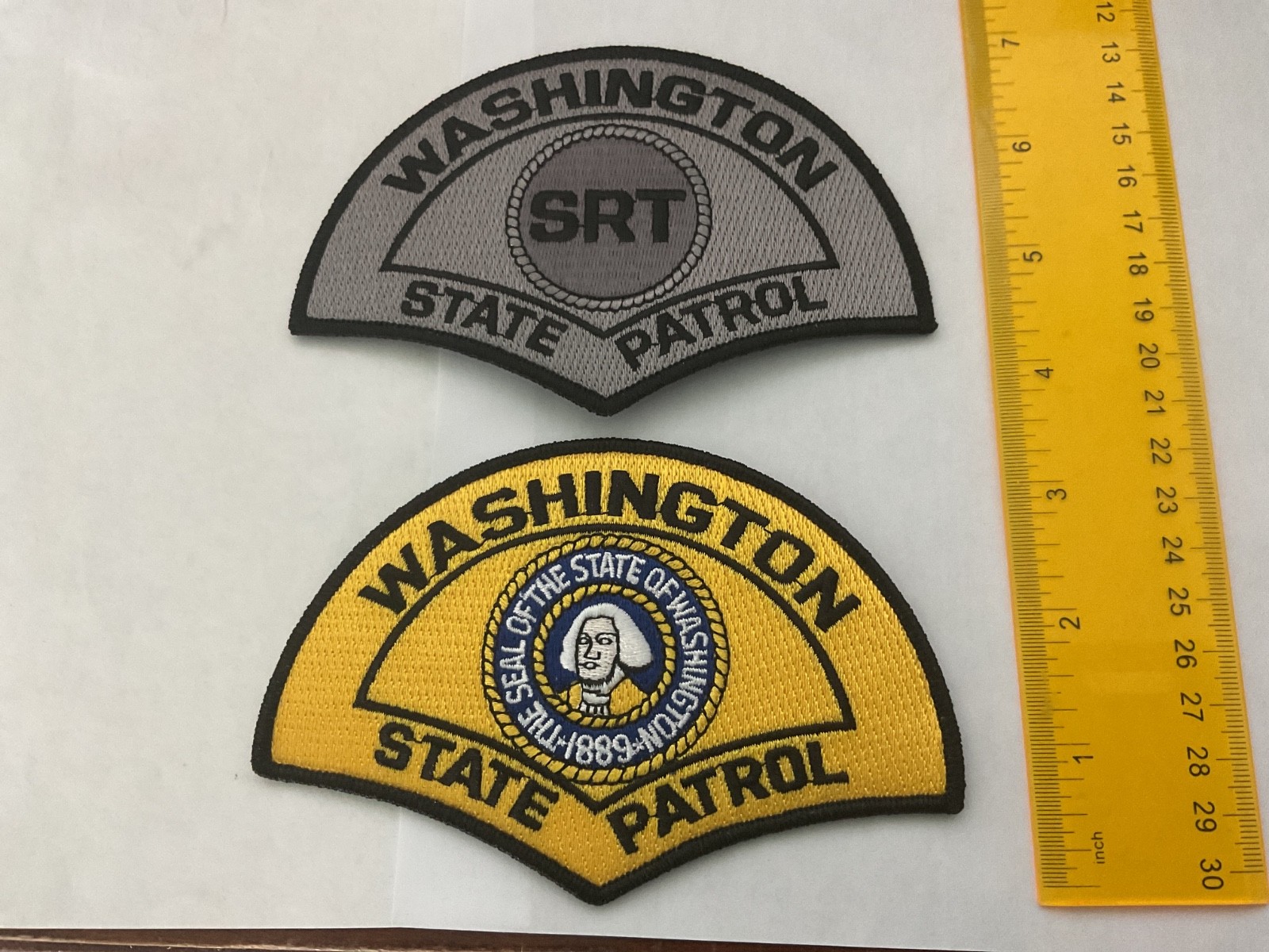 Washington State Patrol collectors  patch set 2 pieces all new full size
