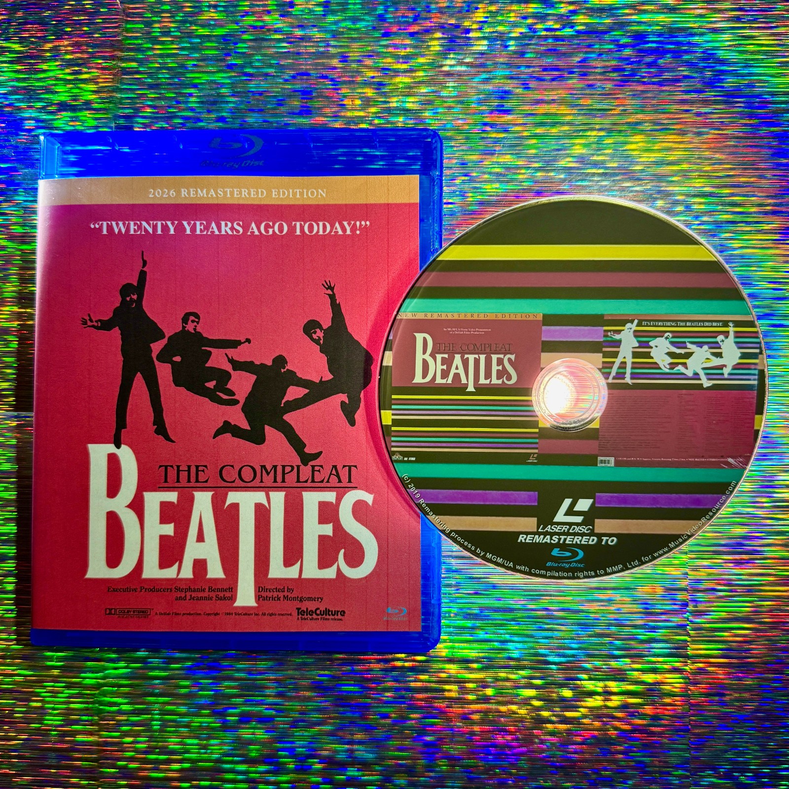 The Compleat Beatles 1982 Remastered from LaserDisc to BLU-RAY NEW and SEALED