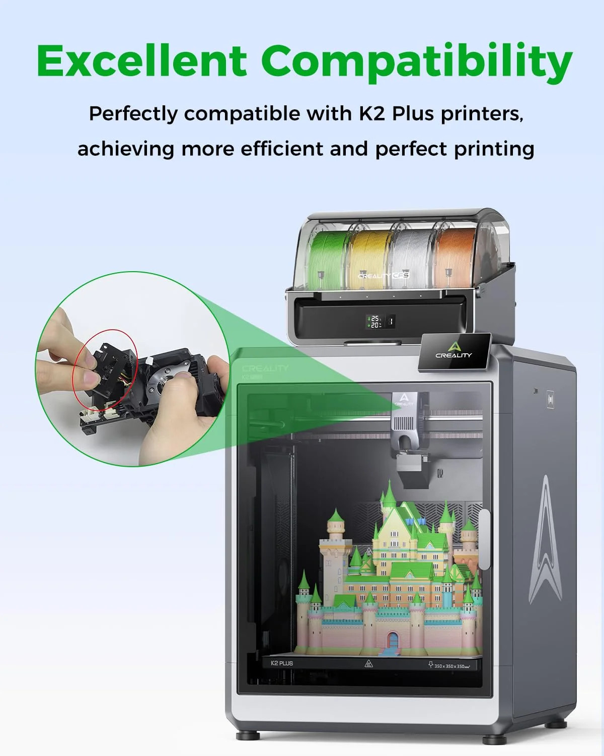Official K2 Plus Strain Gauge, High Precision Auto-Leveling Sensor, 3D