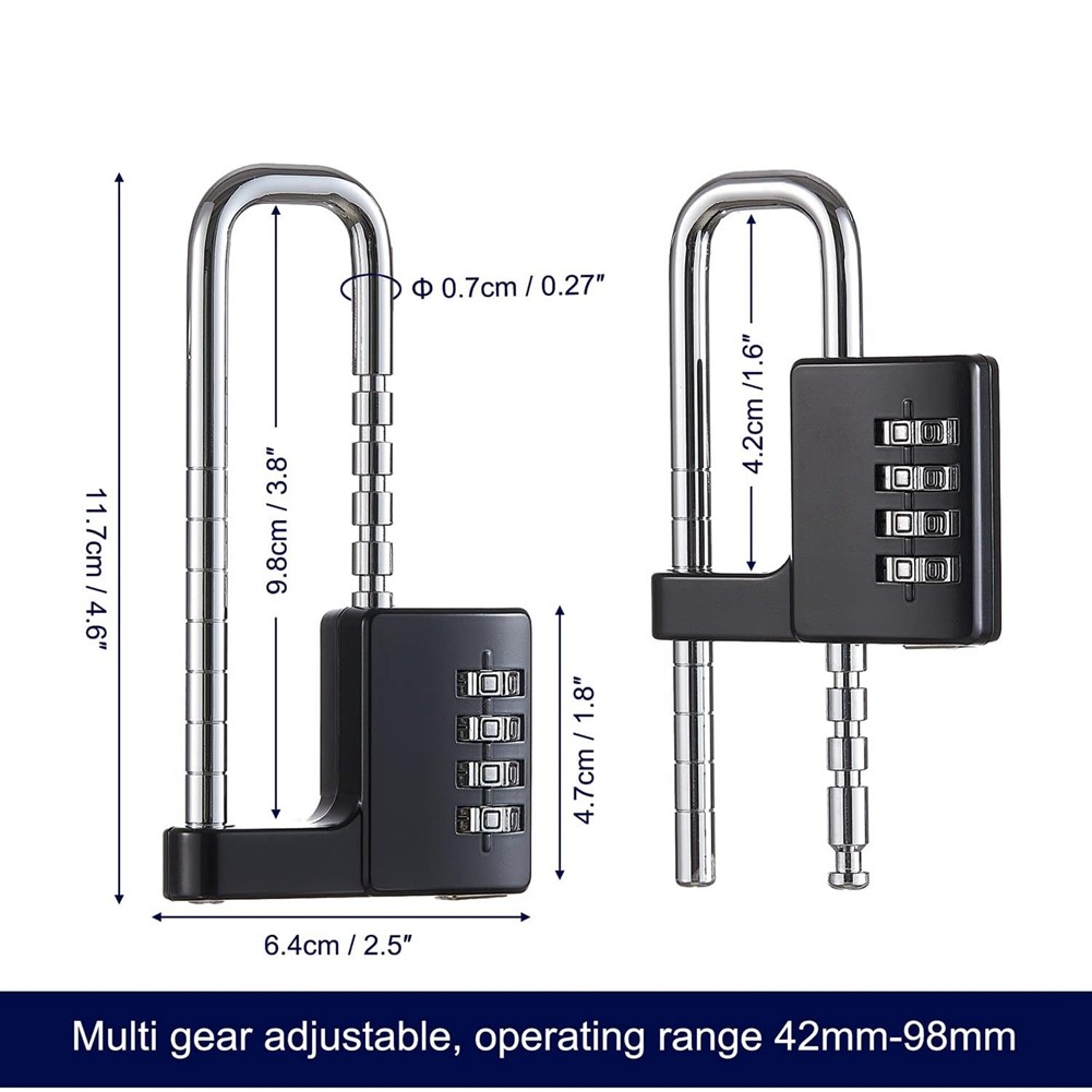 Cabinet Lock,Combination Padlock,Stainless Steel Gym Locker Lock Code Long7923