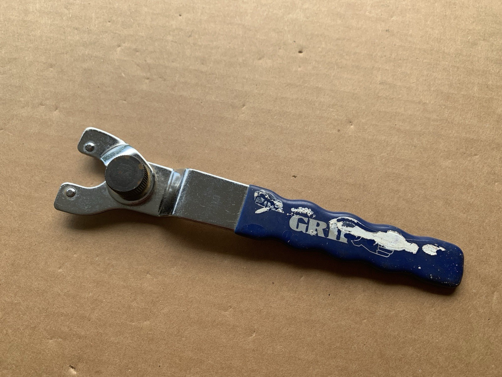 Grip Tools Adjustable Pin Wrench for Angle Grinders Hubs and Backing Pads #50098
