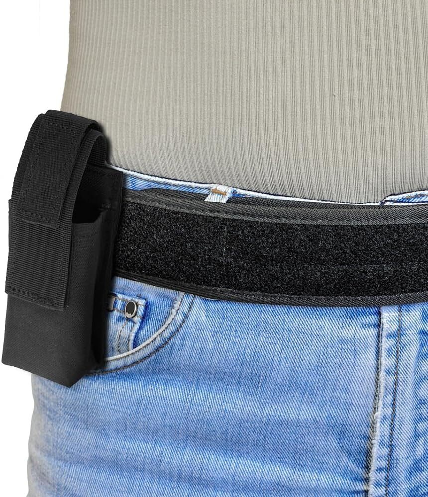 Tactical Molle Pouch Belt EDC Multi-Tool Knife Sheath Pouch Flashlight Holster
