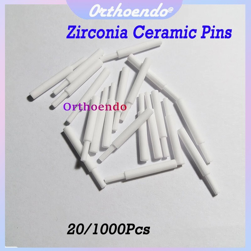 20-1000 Pcs Dental Zirconia Ceramic Pins for Dental Lab Honeycomb Firing Trays