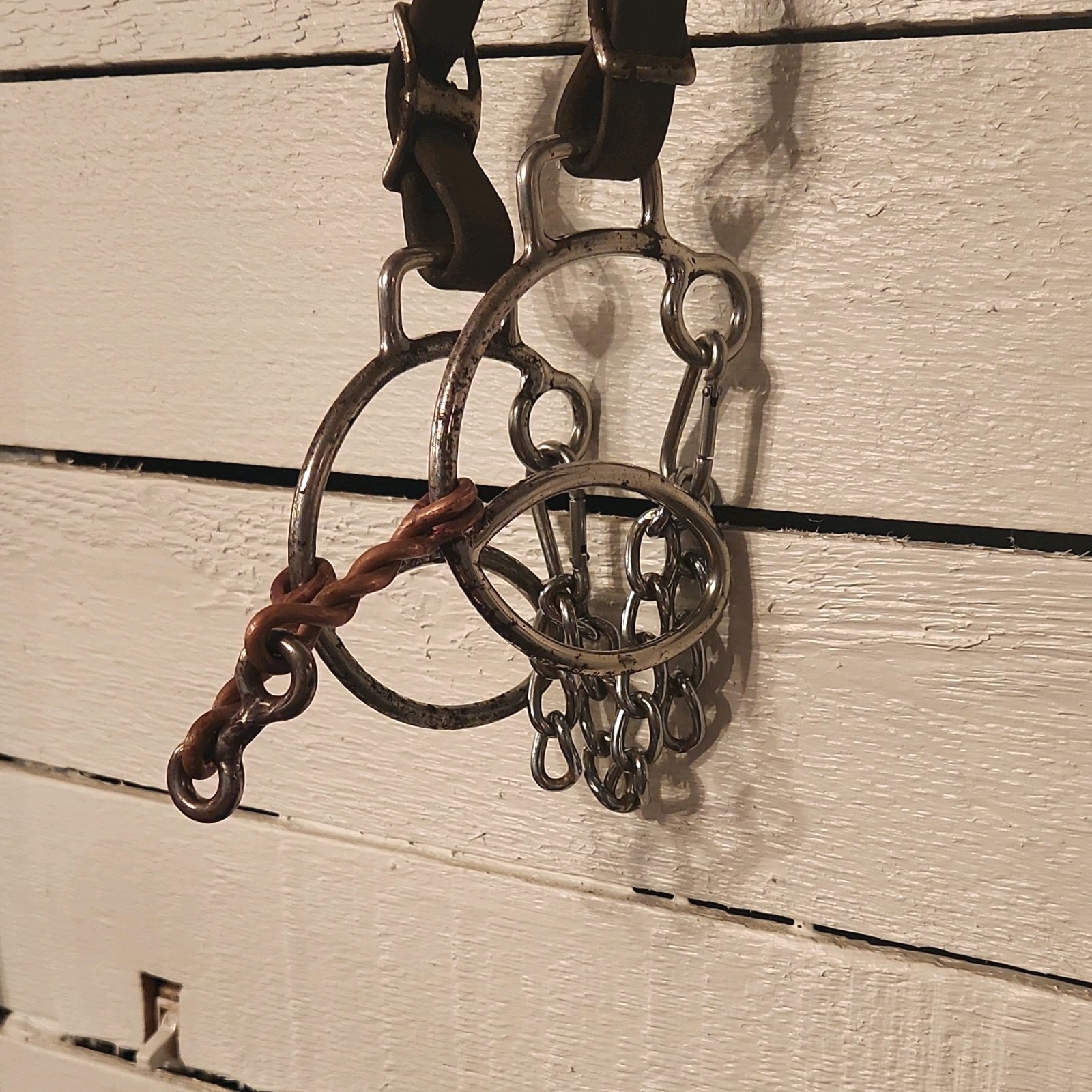 5.25" Twisted Copper Wire, Sliding 6 Gag Bit