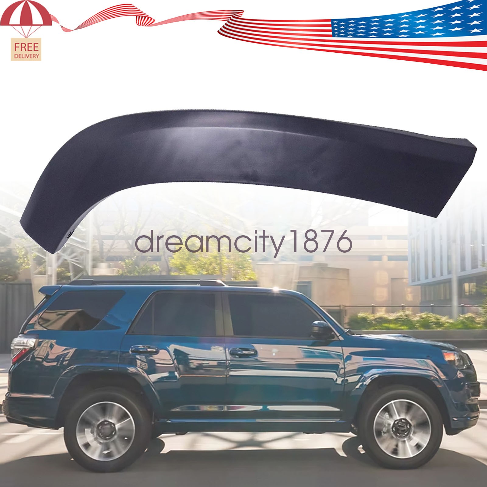 Rear Fender Molding Trim for 2010-2024 Toyota 4Runner Right Side 7574135902 RH