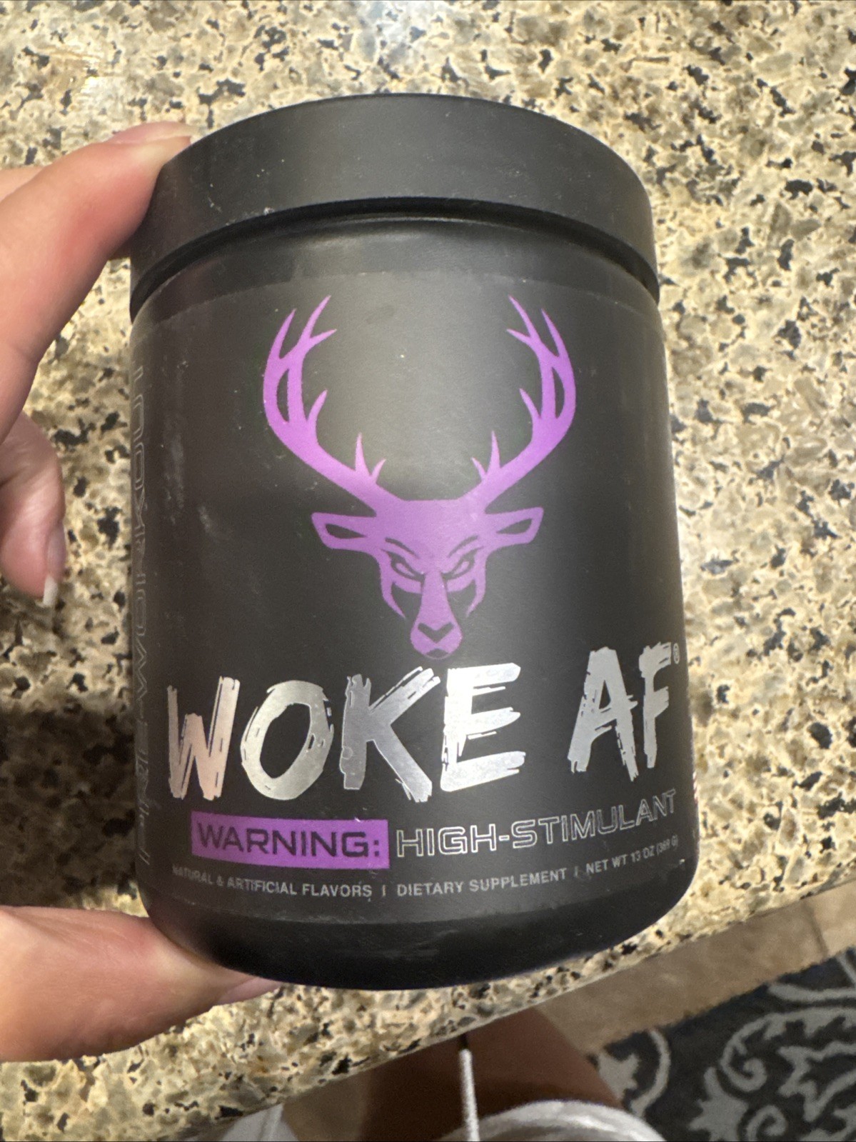 Bucked Up Woke AF Pre-Workout Grape Gainz 12.82 oz