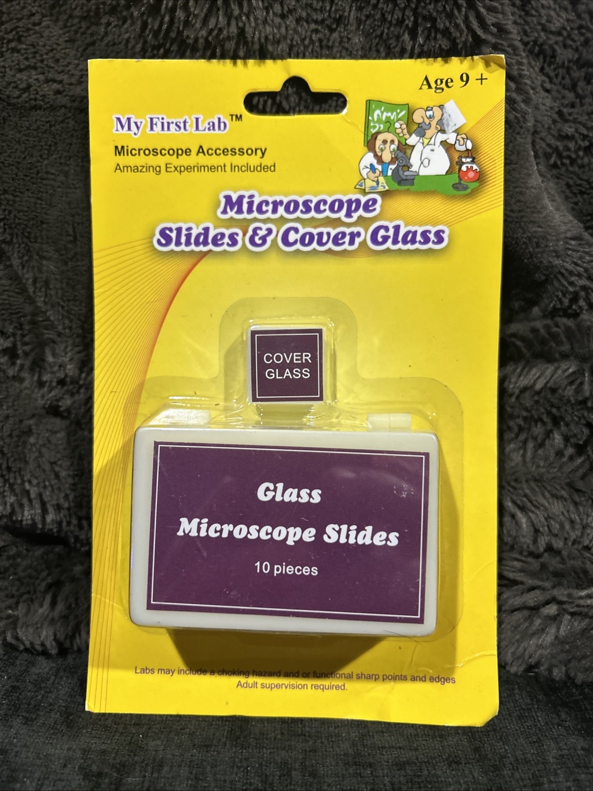 My First Lab Slides & Cover Glass  Microscope Slides Set Of 10