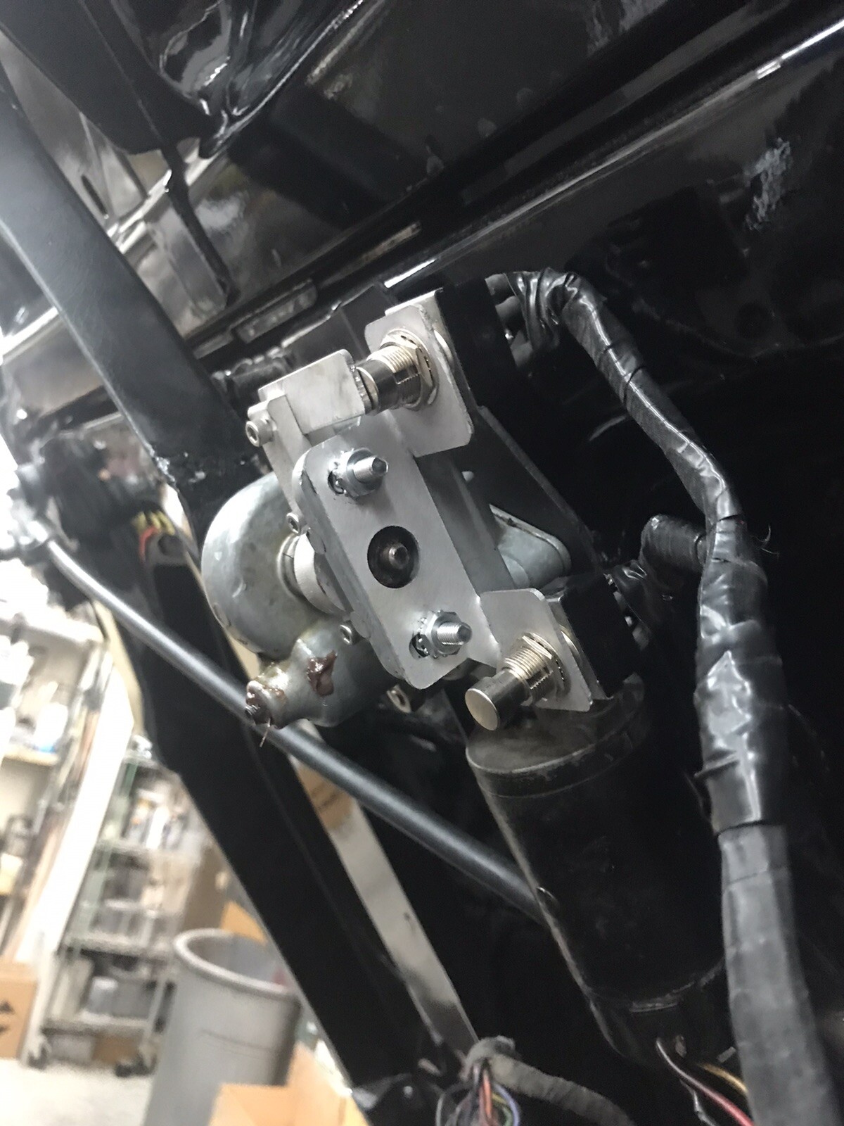 1964-1966 Ford Thunderbird Convertible, Top Upper Back Panel flip switch Upgrade