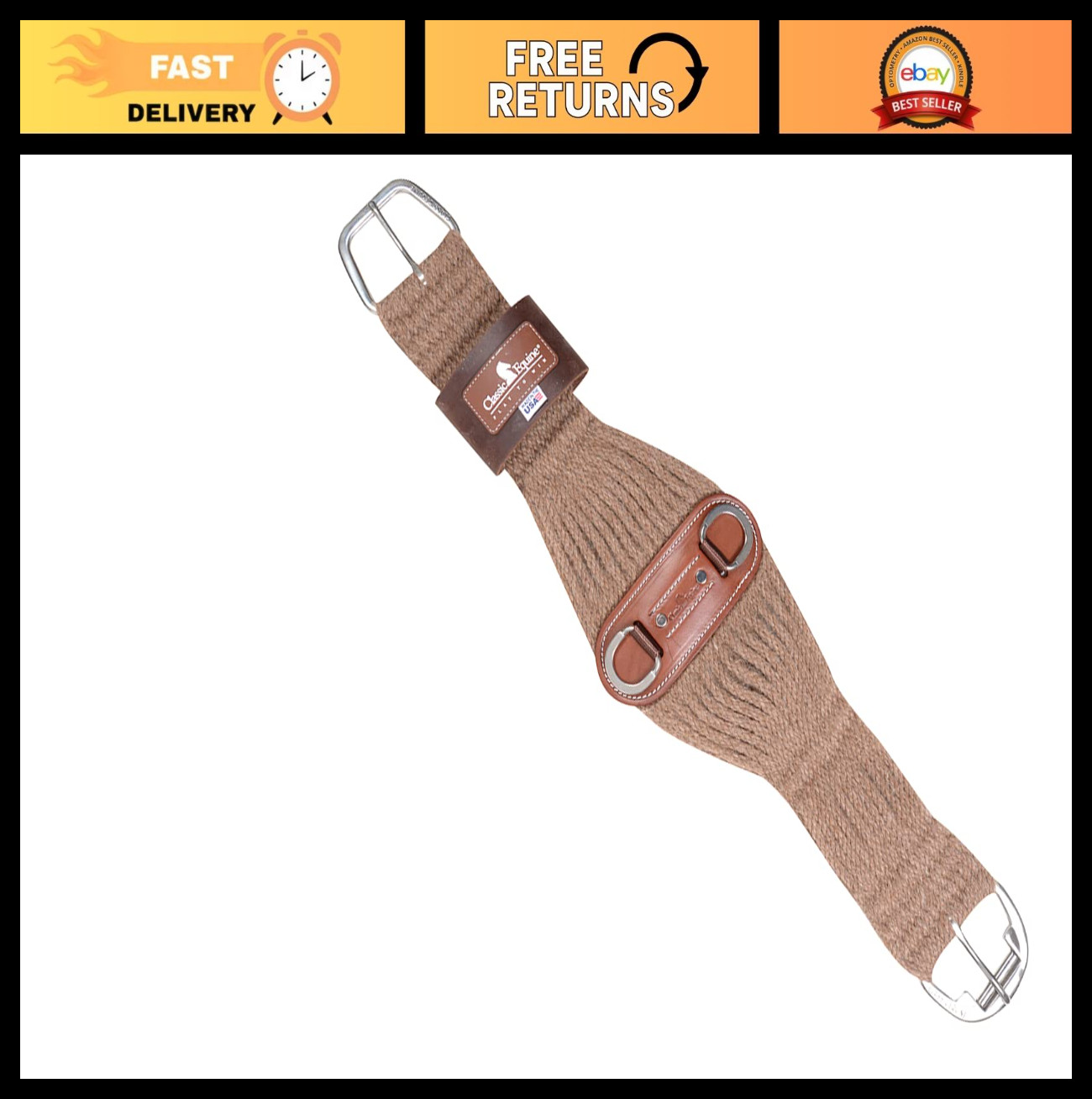 27 Strand Blend Roper Cinch for Horses | Durable, Adjustable, Heavy-Duty Tack