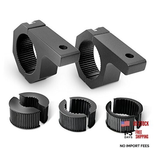 90020B 2 Pack Mounting Bracket Kit LED Off Road Light For 1"/1.5"/1.75"/2"Bar