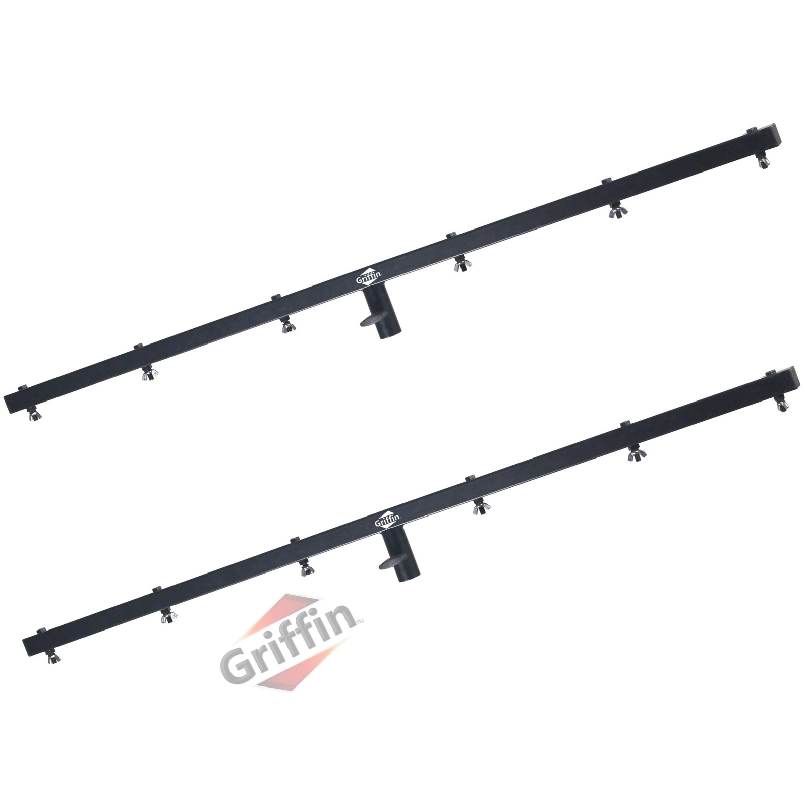 T-Bar Support Cross Bar Mount for DJ Lighting Tripod Stands - 2 Pack by GRIFFIN