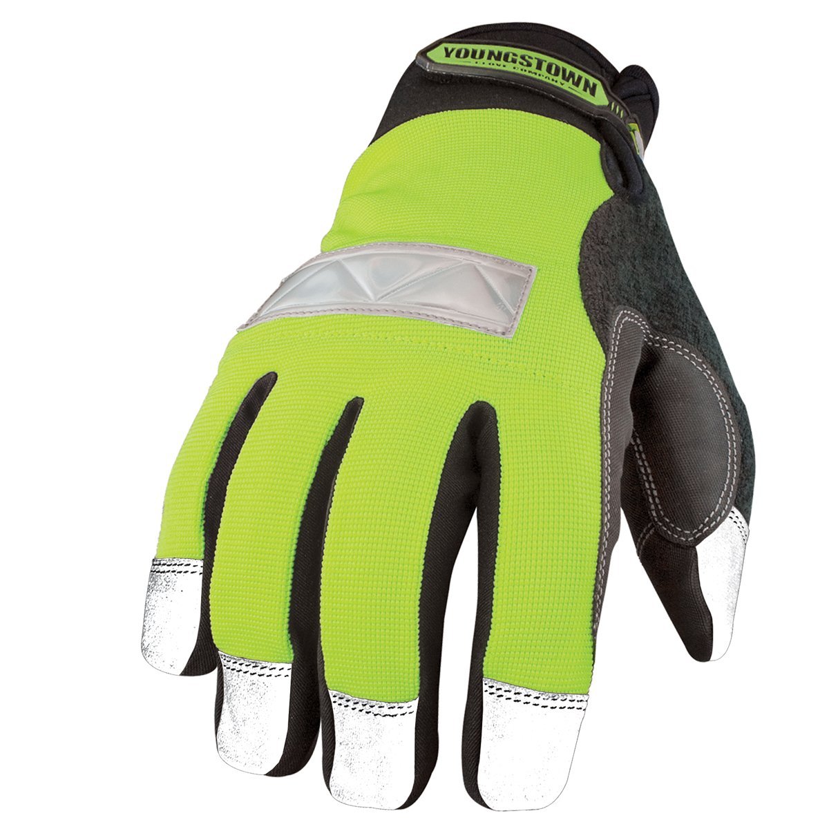 Youngstown Glove 08-3710-10-L Safety Lime Waterproof Winter Glove Large