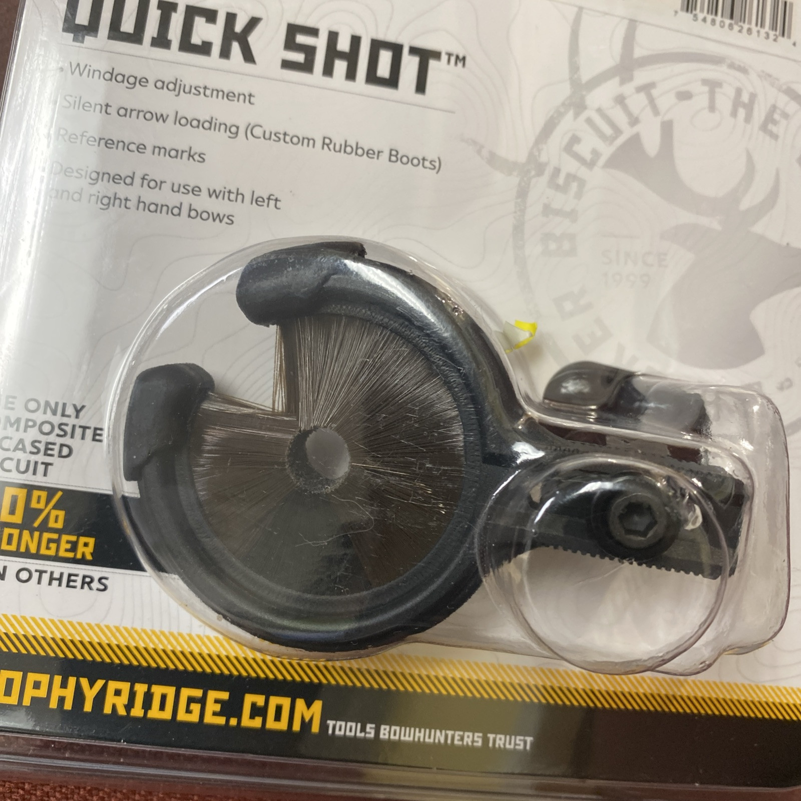 Trophy Ridge Whisker Biscuit Quick Shot - MEDIUM - Archery Rest - NEW!