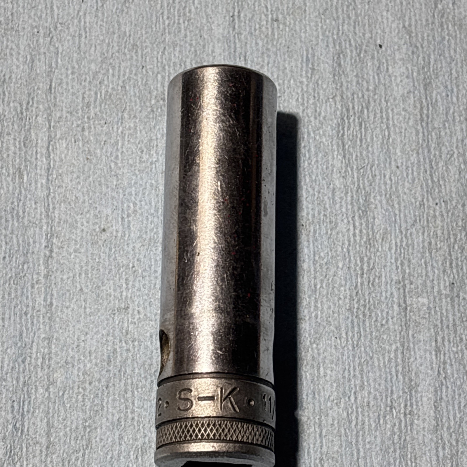Vintage S-K USA 1/2” Dr. Deep Well 12 Point - (40822) 11/16"