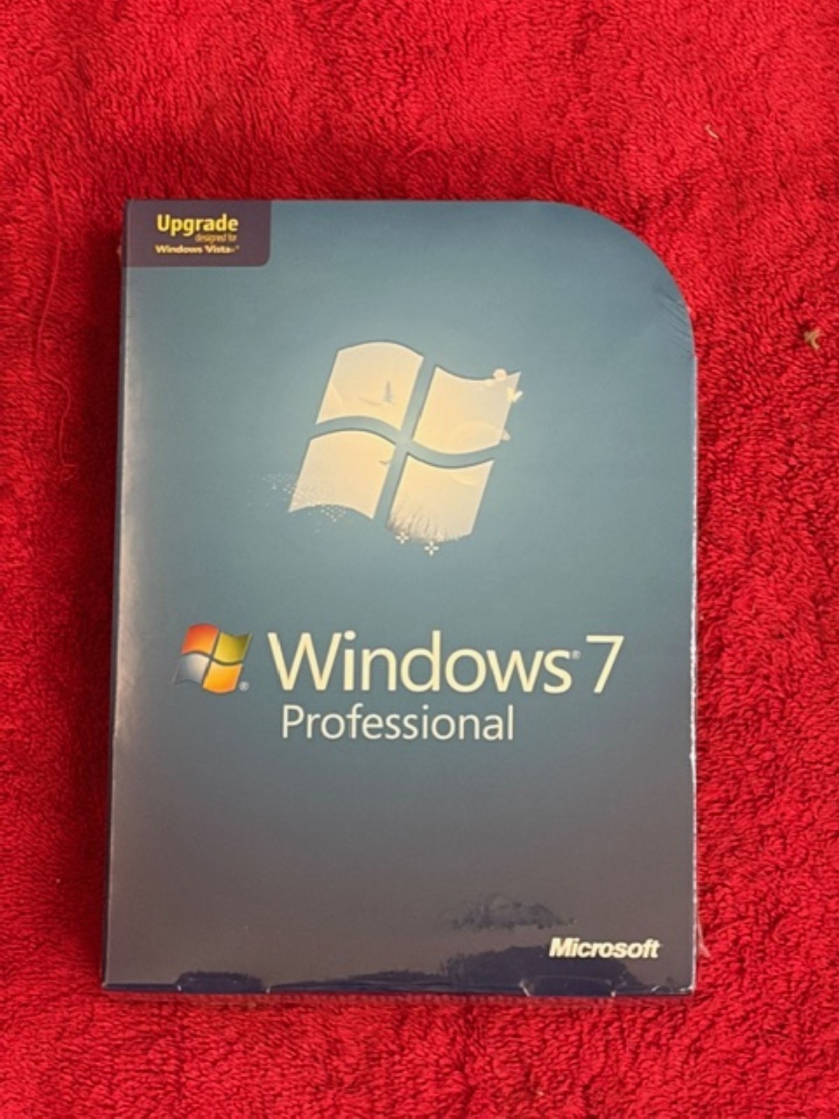 NEW Microsoft Windows 7 Professional Upgrade 32 & 64 Bit DVDs =SEALED RETAIL BOX