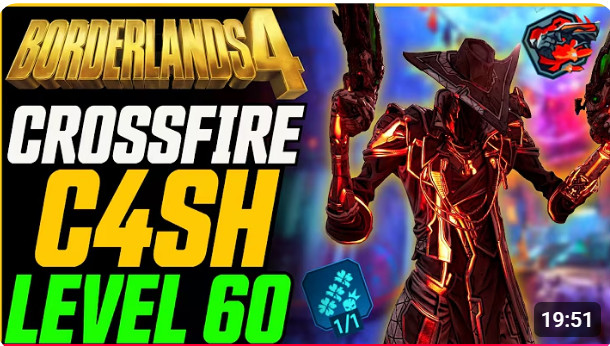 Borderlands 4 OP⭐LEVEL 60 CROSSFIRE C4SH  STACK BOT BUILD⭐MOXSY  ⭐RED TREE