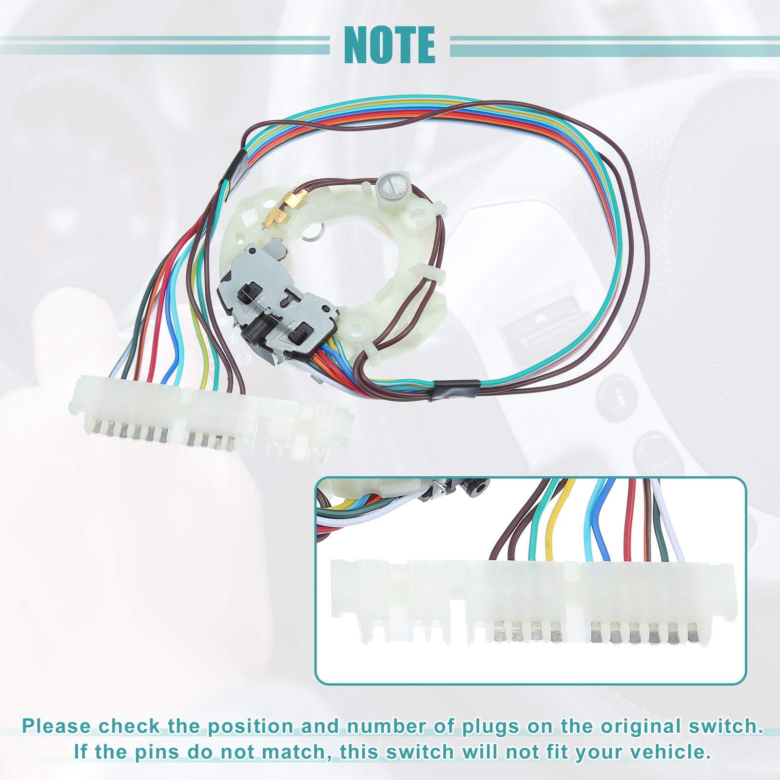 Turn Signal Switch Multifunction Combination Switch Fit for Chevy C1500 - 1 pcs