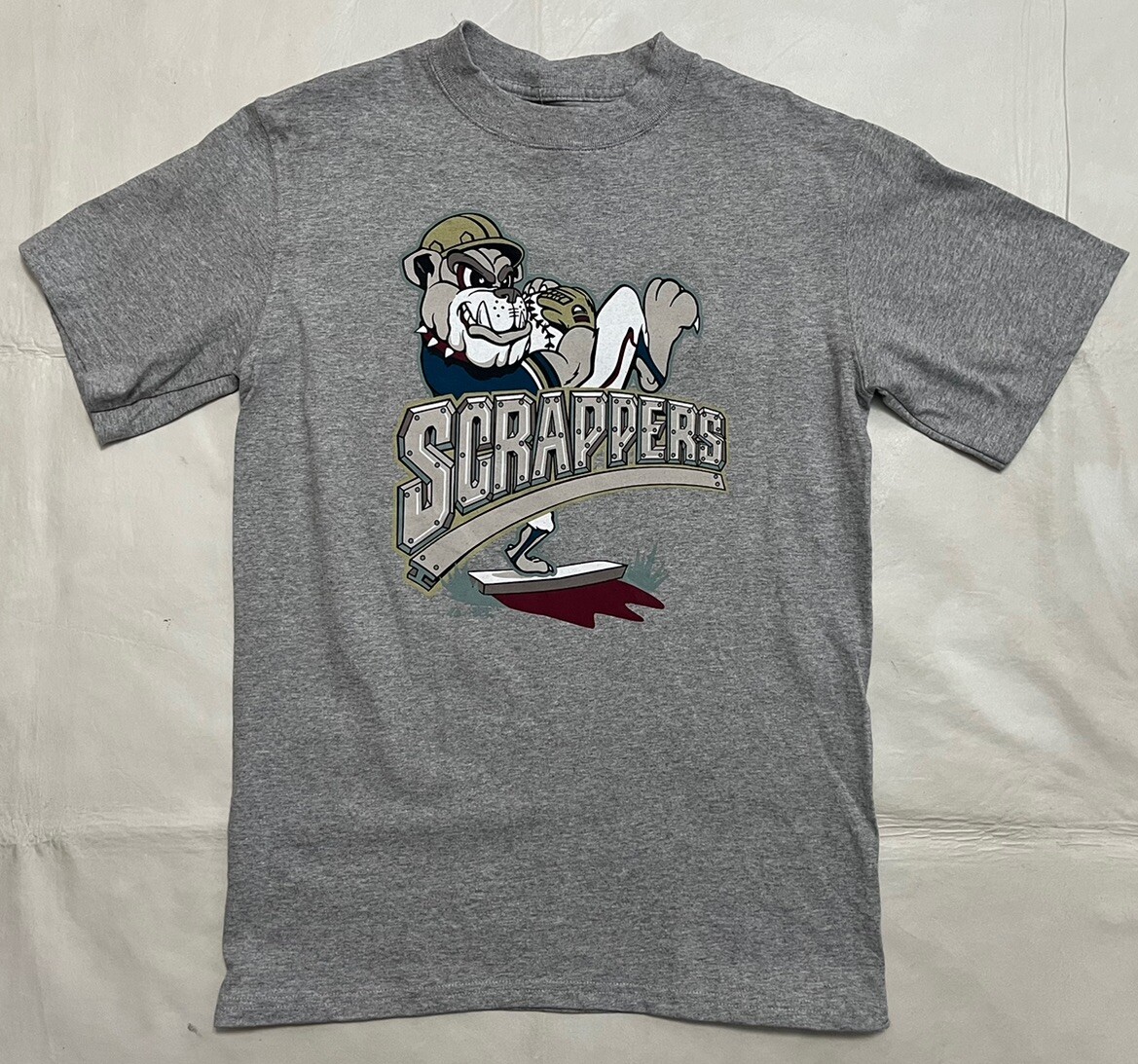 MAHONING VALLEY SCRAPPERS MILB MAJESTIC SMALL T SHIRT CLEVELAND INDIANS BASEBALL