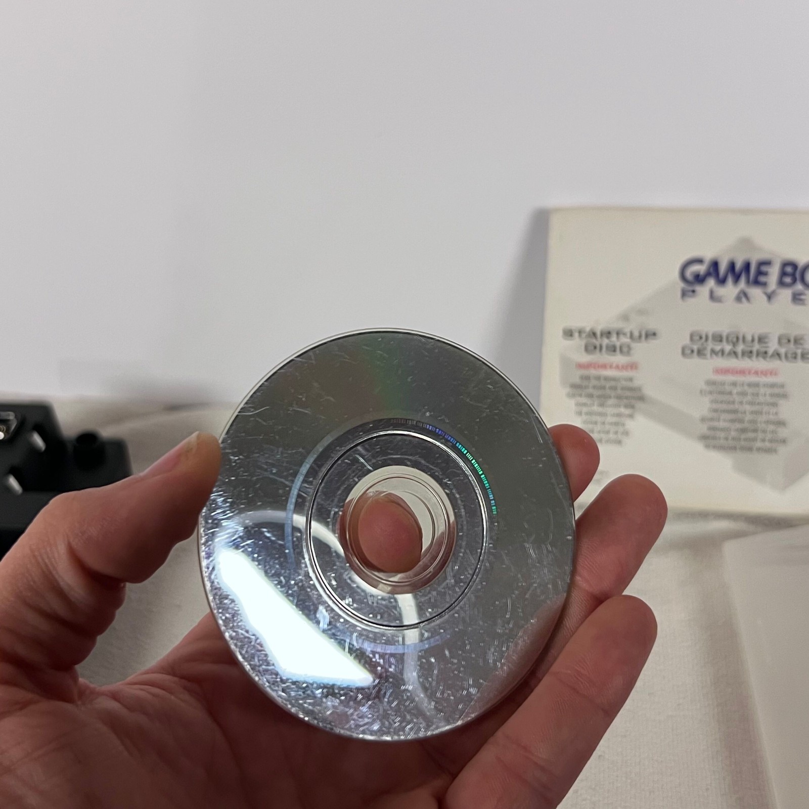 Nintendo GameCube Game Boy Player Attachment with Start-up Disc Tested + Game