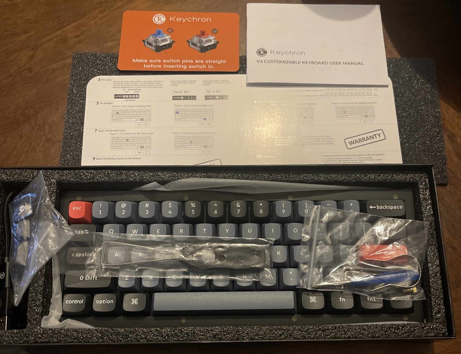 Keychron V4-A1 A Sleek Compact Customizable Mechanical Keyboard
