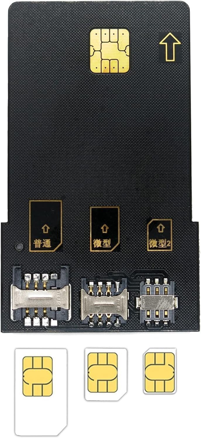 Versatile SIM Card Tools: LTE Programming Kit with 5 USIM Cards & Adapter