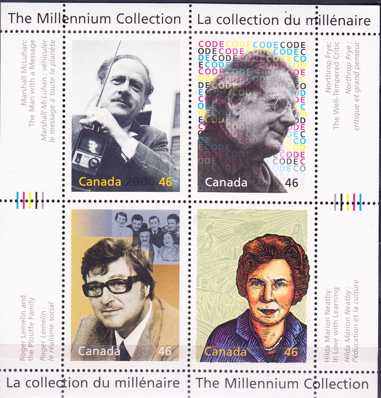W CANADA 1829 MILLENIUM COLLECTOIN GREAT THINKERS