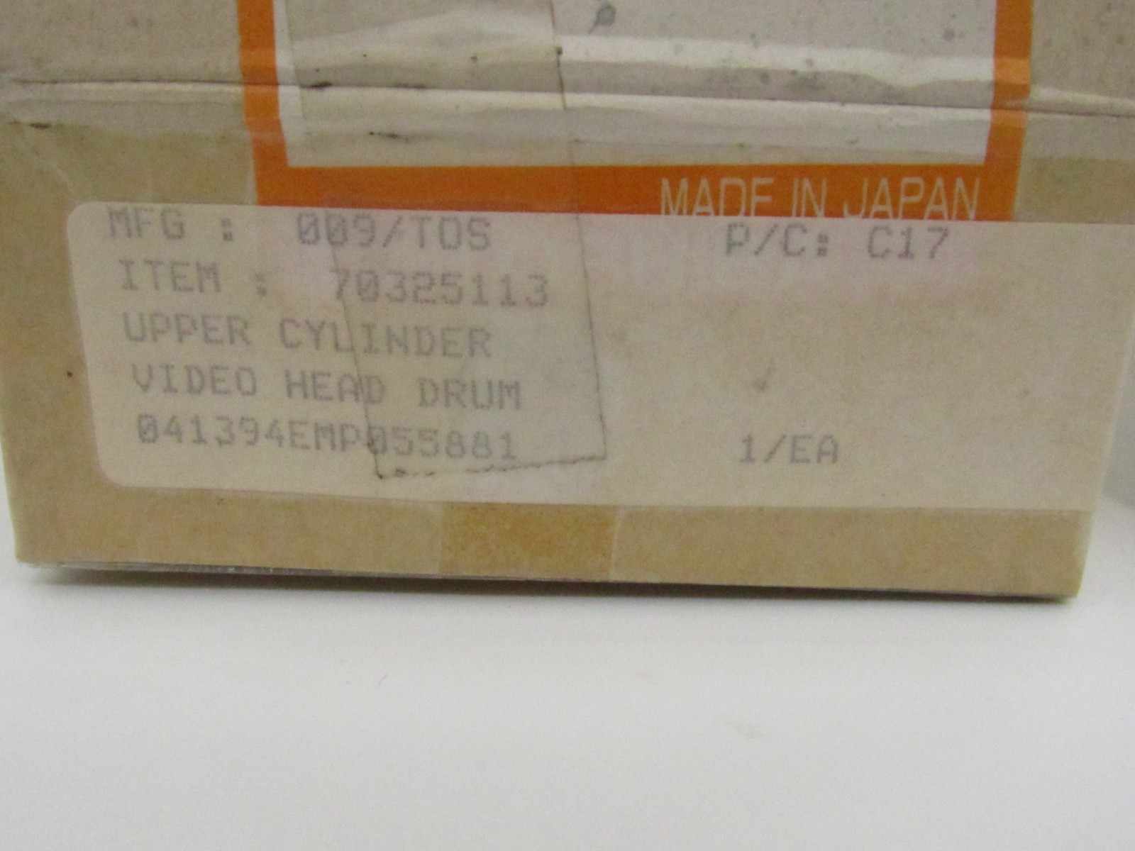 Toshiba IL5103 Video Head Upper Assy FSJM14 5PA-3935 70325113 OEM New Open Box