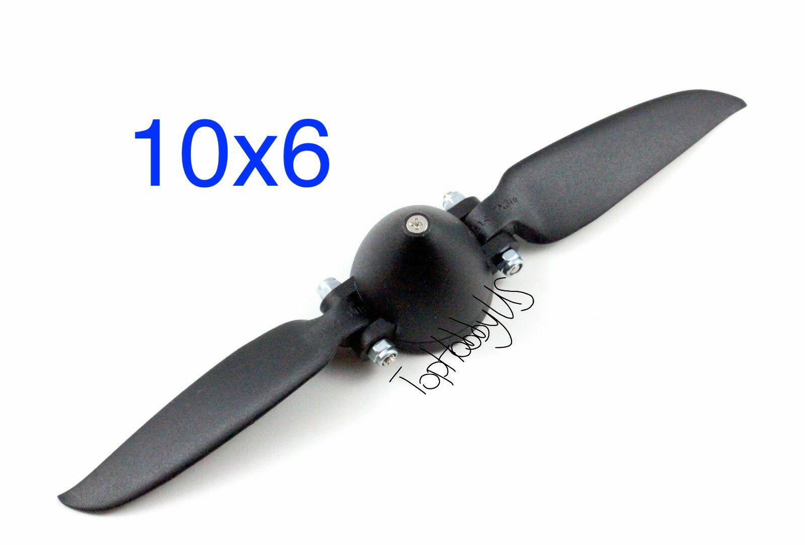 1 Set 10x6 Plastic Folding Propeller Assembly Aluminum Hub (4mm) US SELL SHIP