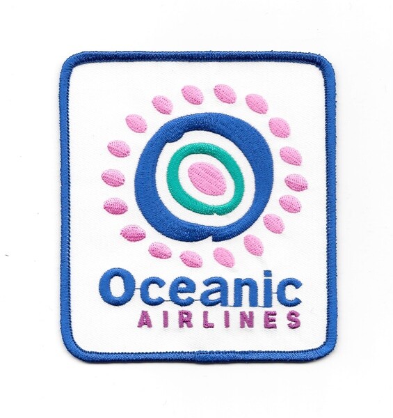 Lost TV Series Oceanic Airlines Uniform Jacket 4" x 4.5" Embroidered Patch