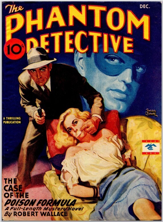 PHANTOM DETECTIVE MAGAZINE 16 Classic Issue Collection On USB Flash Drive