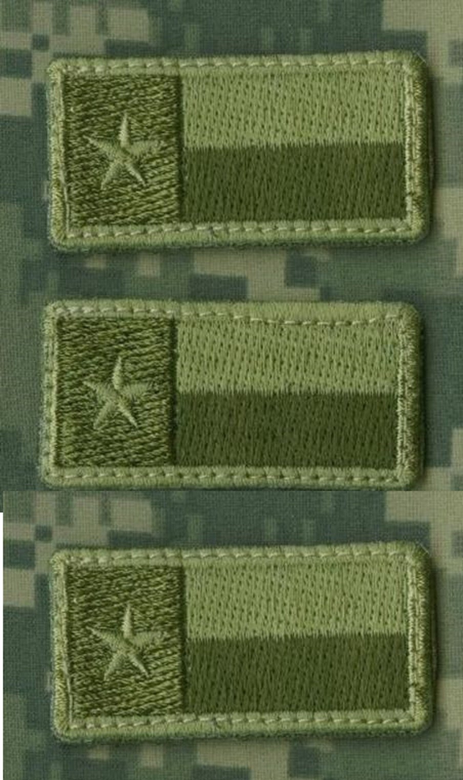 SYRIA IRAQ OP INHERENT RESOLVE GREEN BERETS SFG vêlkrö OD 1"X2" TEXAS FLAG X 3