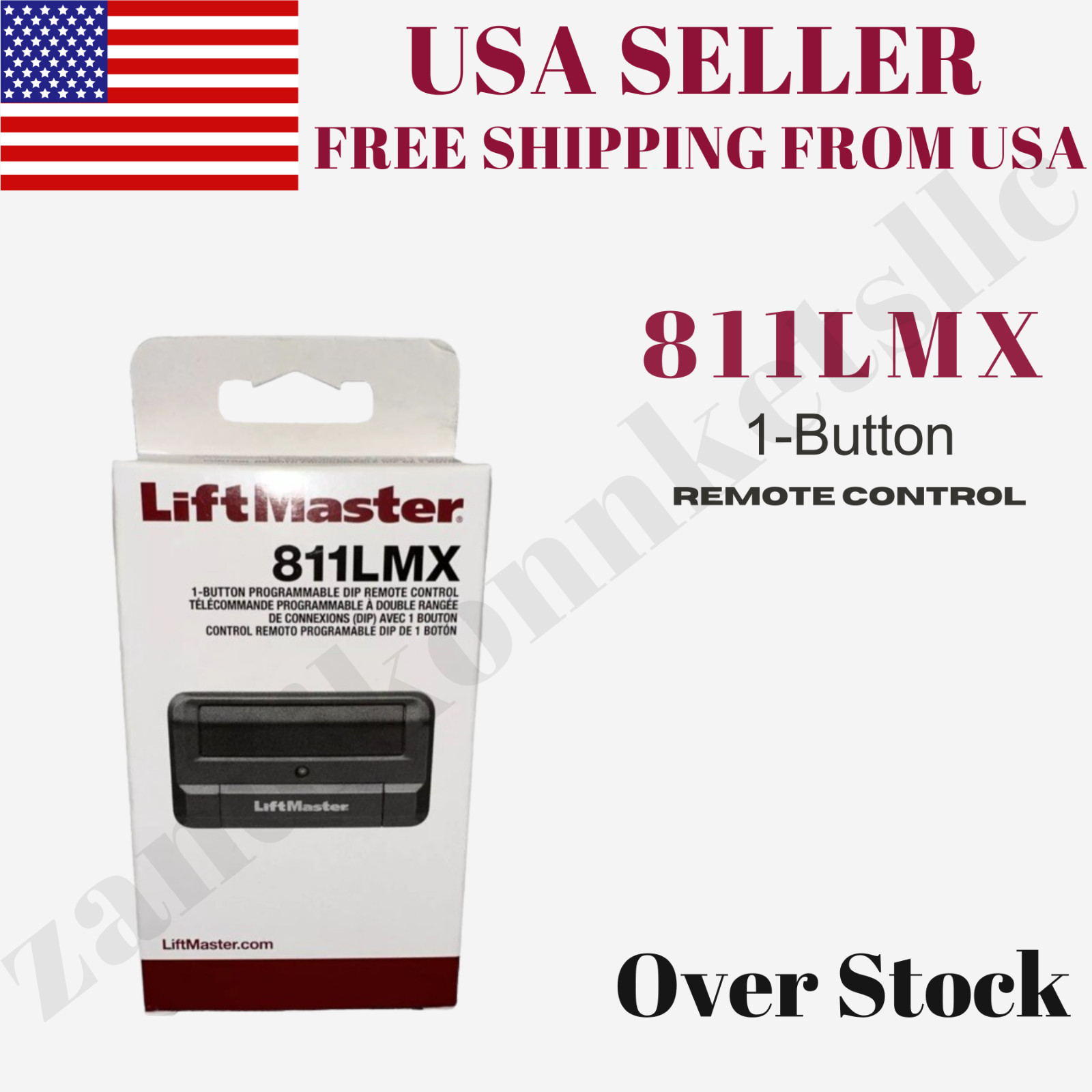 Genuine LiftMaster 811LMX Remote | Security+ 2.0 Garage & Gate Control