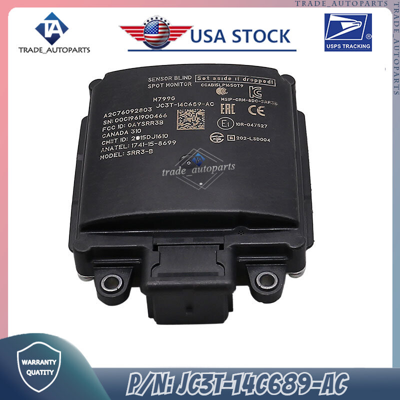 Sensor Blind Spot Monitor Alert Radar Unit For Ford F150 F250SD JC3T-14C689-AC