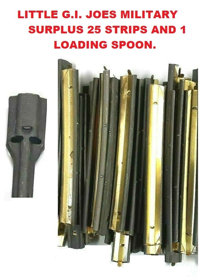 NEW 25 USGI STRIPPER CLIPS WITH SPOON 5.56/.223 LOT OF 25 With @ Speed Loader