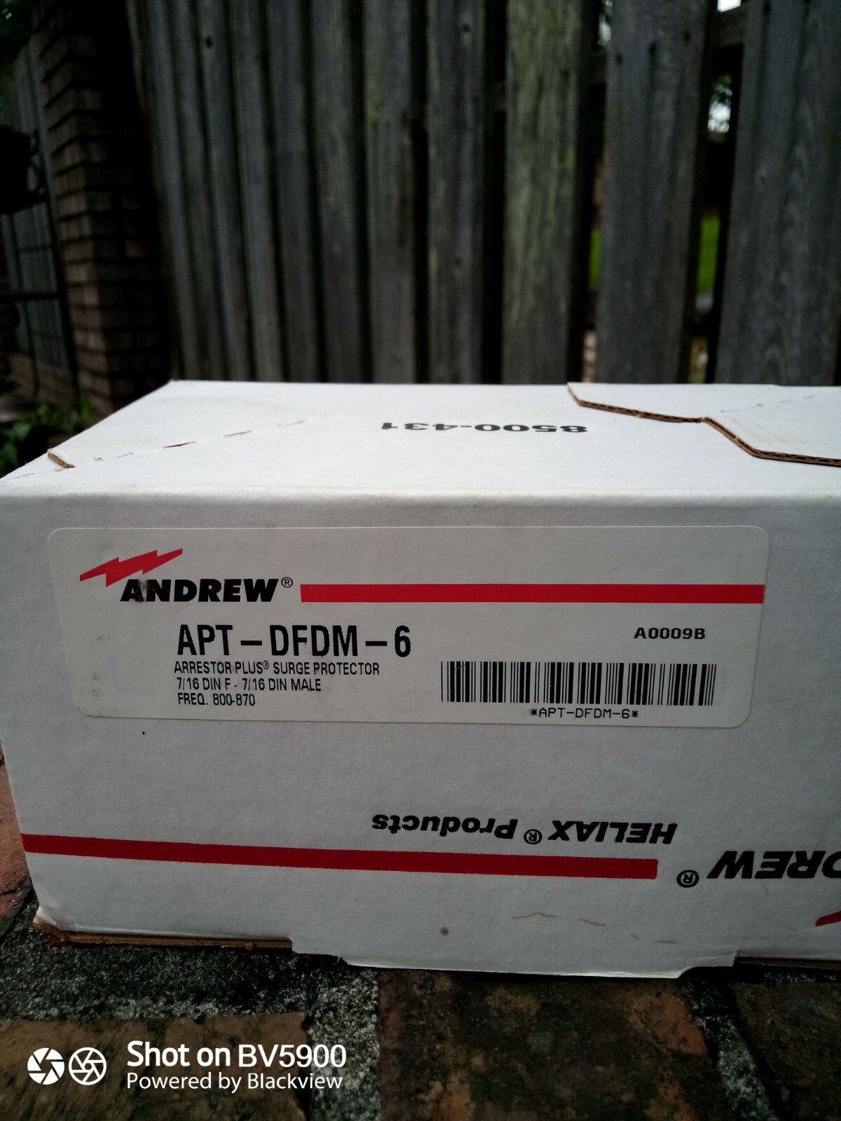 Andrew Surge Protectors APT-DFDM-6: Freq.800-870