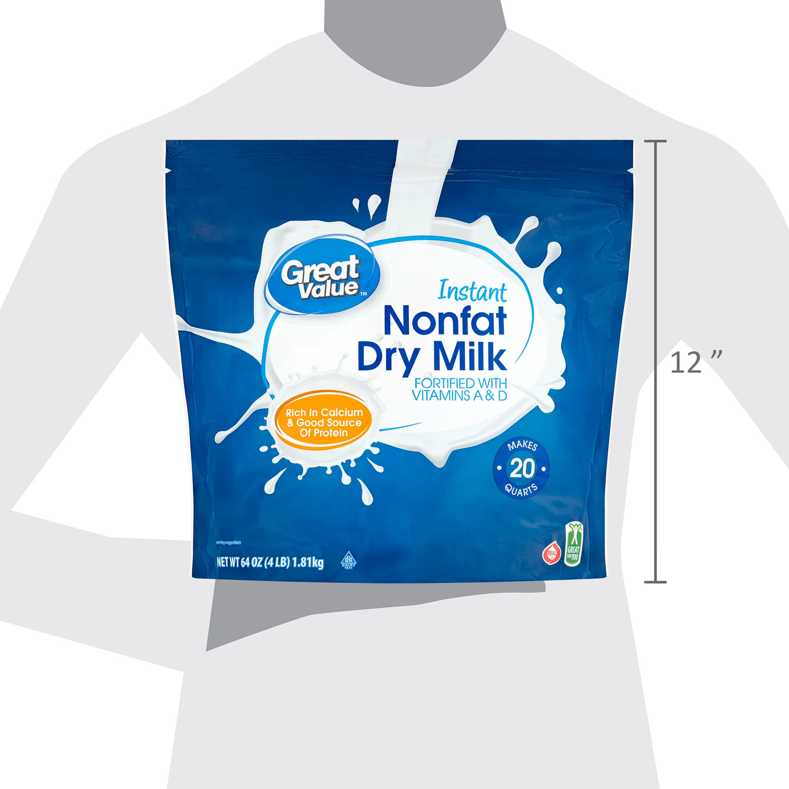Instant Nonfat Dry Milk 64 oz Bag