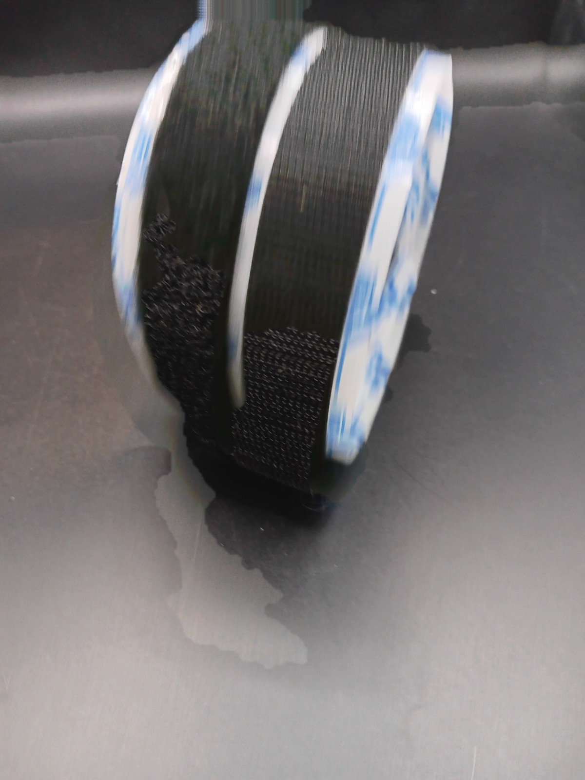 3/4 Inch Wide Hook & Loop Tape, White & Black